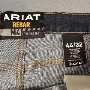 JEANS BOOT CUT Ariat Rebar M4Men 44x30 NEW Relaxed DuraStretch  Carbine Workwear